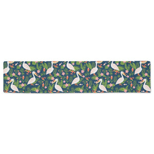 Pelican Pattern Print Design 05 Table Runner