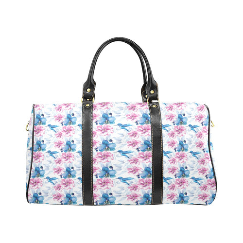 Hummingbird Pattern Print Design 02 Travel Bag