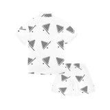 Billiard Ball Pattern Print Design 03 Kids' Boys' Girls' V-Neck Short Pajama Set