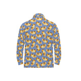 Guinea Pig Pattern Print Design 02 Men's Long Sleeve Polo Shirt