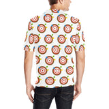 Darts Pattern Print Design 04 Men's All Over Print Polo Shirt