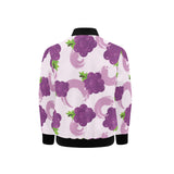 Cute Grape pattern Kids' Boys' Girls' Bomber Jacket
