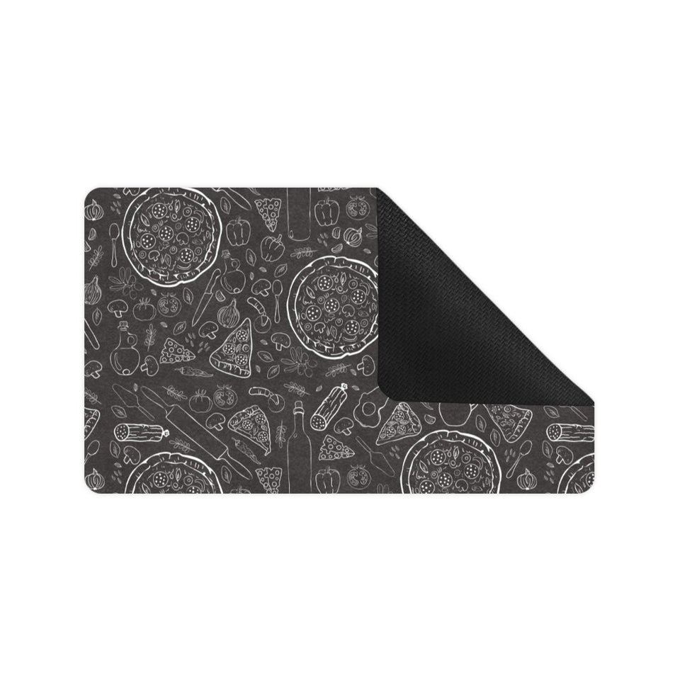 Pizza pattern Doormat