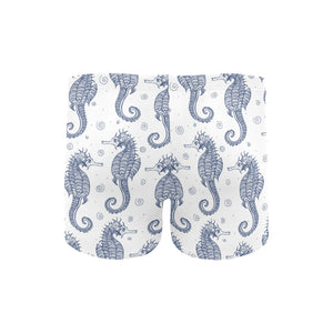 Seahorse pattern background Men's Swimming Trunks