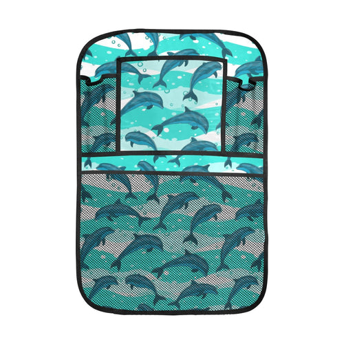 Dolphin sea pattern Car Seat Back Organizer