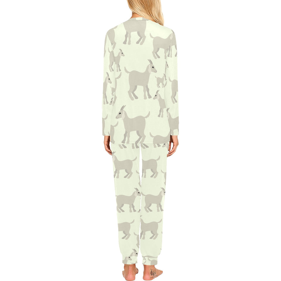 Little young goat pattern Women's All Over Print Pajama Set