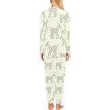 Little young goat pattern Women's All Over Print Pajama Set