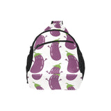 Eggplant Pattern Print Design 01 All Over Print Chest Bag