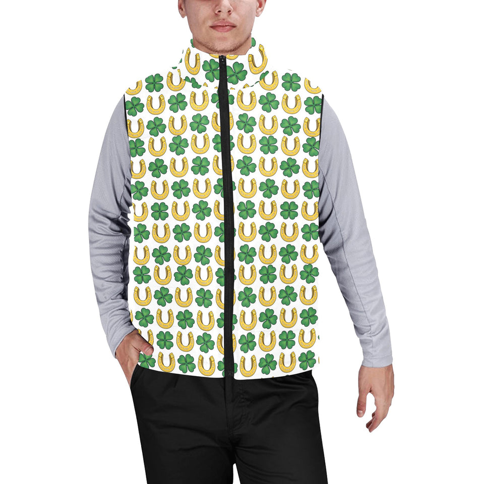 Horseshoes Pattern Print Design 04 Men's Padded Vest