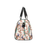 Peacock tropical flower pattern Travel Bag