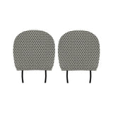 Coffee bean abstract modern pattern Car Headrest Cover