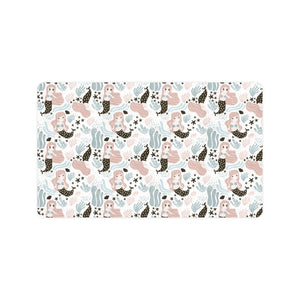 cute mermaid pattern Doormat
