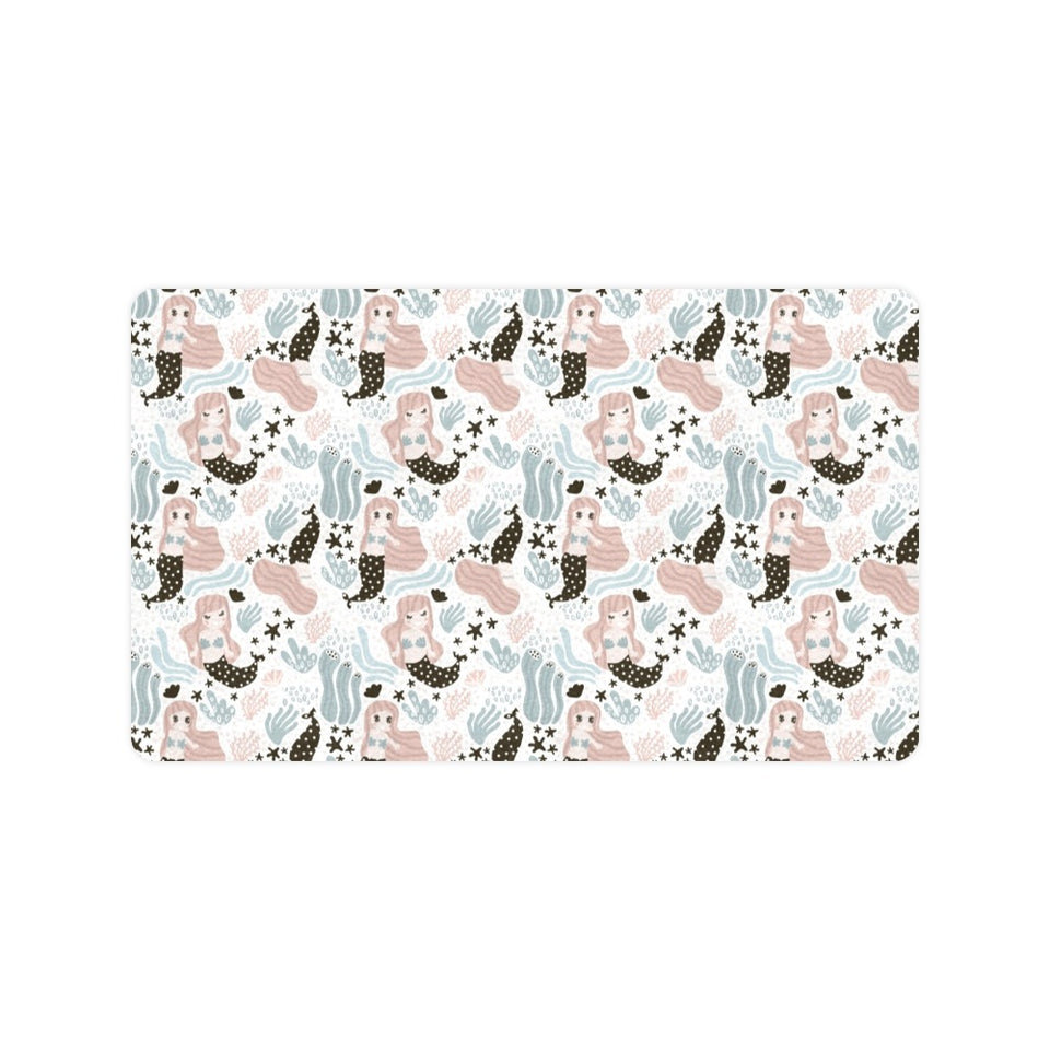 cute mermaid pattern Doormat
