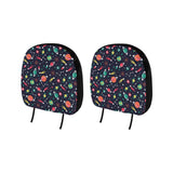 colorful space pattern planet star Car Headrest Cover