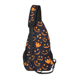 Halloween pattern Pumpkin background All Over Print Chest Bag