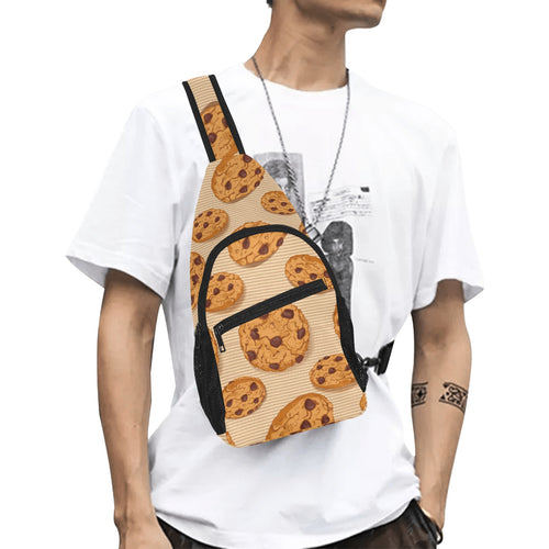 Cookie pattern All Over Print Chest Bag