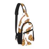 Paint Guitar Pattern All Over Print Chest Bag