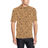 Bengal tigers pattern Men's All Over Print Polo Shirt