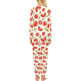 Tomato pattern Women's All Over Print Pajama Set