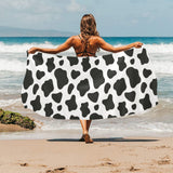 Cow skin pattern Beach Towel