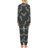 Hand drawn boomerang Australian aboriginal ornamen Women's All Over Print Pajama Set