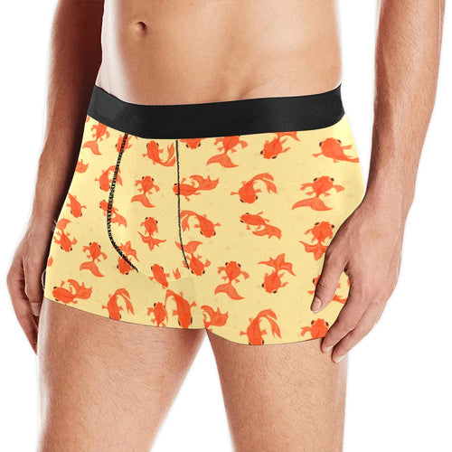 Goldfish Pattern Print Design 02 Men's All Over Print Boxer Briefs Men's Underwear
