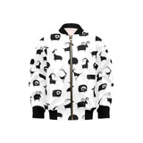 Goat ram pattern Kids' Boys' Girls' Bomber Jacket