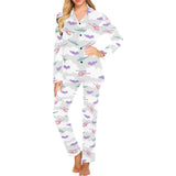 Helicopter plane pattern Women's Long Pajama Set
