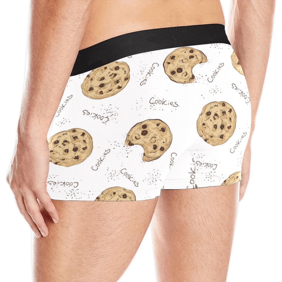 Sketch style cookie pattern Men's All Over Print Boxer Briefs Men's Underwear