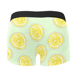 slice of lemon pattern Men's All Over Print Boxer Briefs Men's Underwear