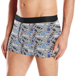 Skate Board Pattern Print Design 03 Men's All Over Print Boxer Briefs Men's Underwear