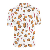 peanuts pattern background Men's All Over Print Polo Shirt