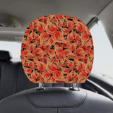 Fire flame pattern Car Headrest Cover
