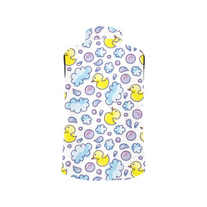 Duck Pattern Print Design 01 Men's Padded Vest