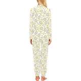 Tennis Pattern Print Design 02 Women's All Over Print Pajama Set