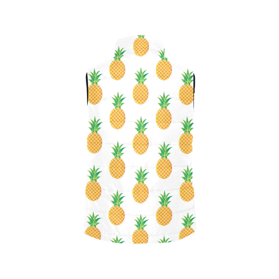 Pineapples pattern Women's Padded Vest