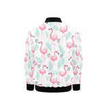 Cute flamingo pattern Kids' Boys' Girls' Bomber Jacket
