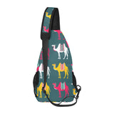 Camel pattern All Over Print Chest Bag