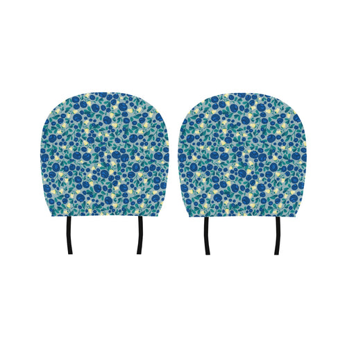 blueberry design pattern Car Headrest Cover