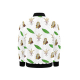Color hand drawn cacao pattern Kids' Boys' Girls' Bomber Jacket