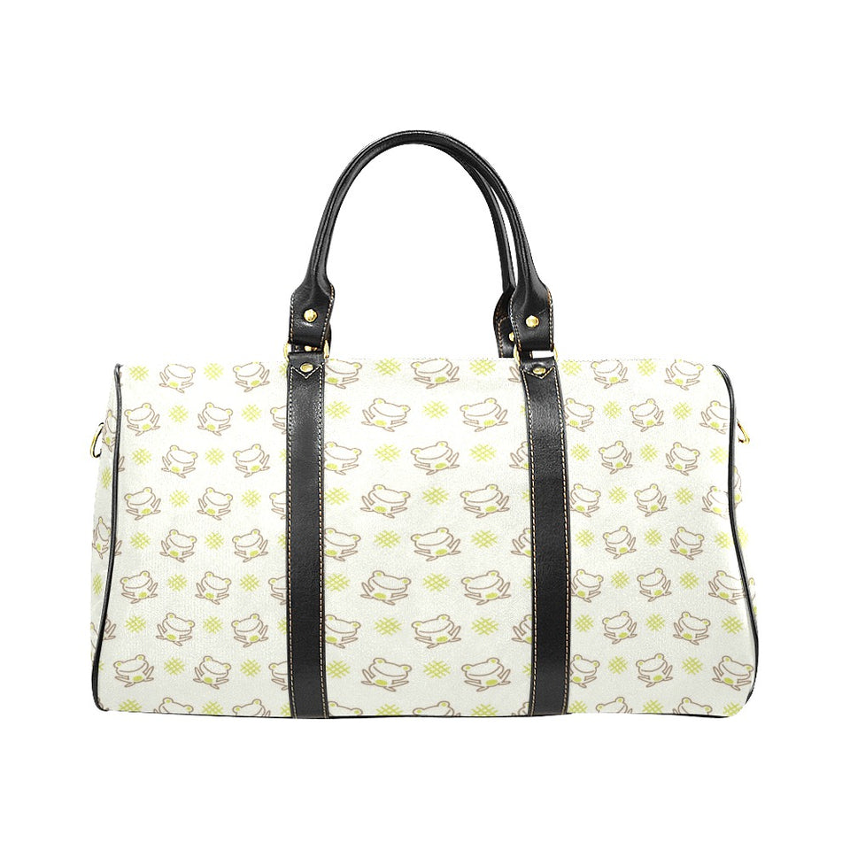 Cute cartoon frog baby pattern Travel Bag