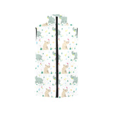 Cute Rhino pattern Women's Padded Vest