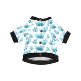 Coral Reef Pattern Print Design 04 All Over Print Pet Dog Round Neck Fuzzy Shirt