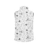 Spider web cobweb pattern Men's Padded Vest