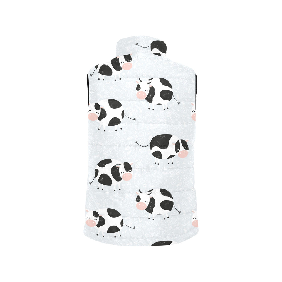 Cute cows pattern Women's Padded Vest