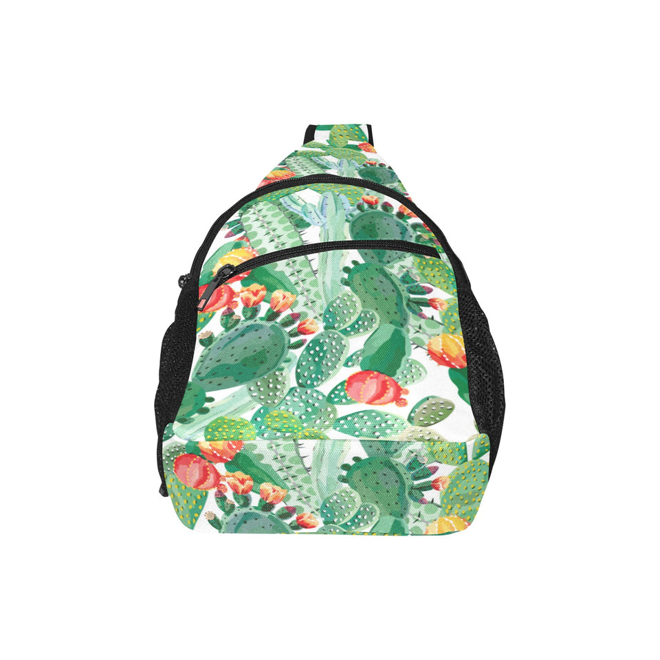 Cactus design pattern copy All Over Print Chest Bag