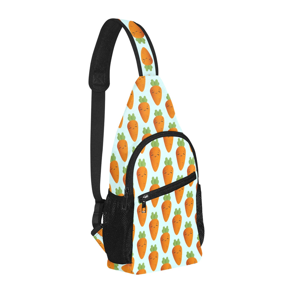 Carrot Pattern Print Design 03 All Over Print Chest Bag