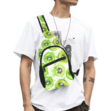 Watercolor kiwi pattern All Over Print Chest Bag