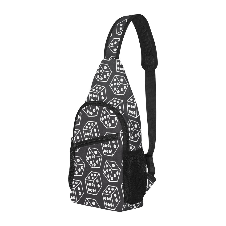 Dice Pattern Print Design 01 All Over Print Chest Bag