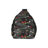 Eagle Pattern Print Design 04 All Over Print Chest Bag